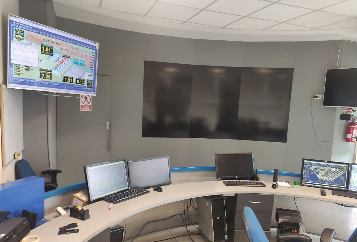 centro control videowall sedapal procetradi